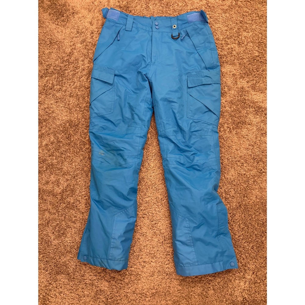Free Soldier Blue Insulated Snow Pants Tactical Winter Ski Cargo Mens Medium 32L